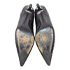 Vintage Chanel kitten heel pump in brown, size 38.5