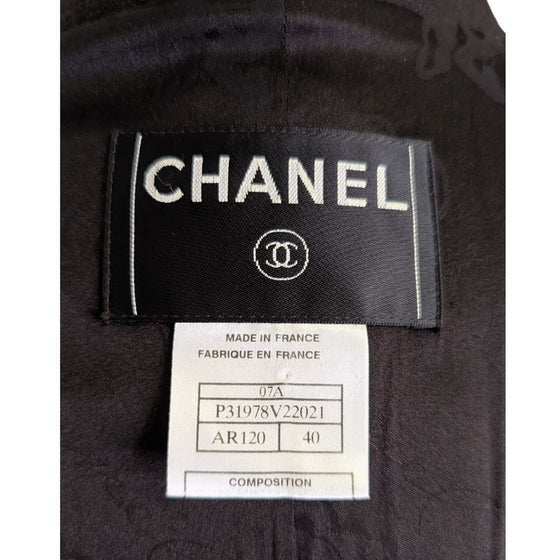 Chanel 2007 Paris-Monte Carlo Jacket in Black, size 40