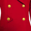 Vintage 1996 Chanel Cashmere Jacket in Red, size FR36