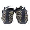 Christian Dior Miss J'Adior ribbon mesh ballet flat in black, size 38.5