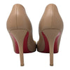 Christian Louboutin Apostrophy 100 pump in nude, size 39