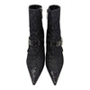 Vintage Dior D-Buckle ankle boot in black, size 38.5