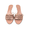 Gucci S/S 2004 Satin Corset Bamboo Mule in Pink, size 7.5