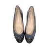 Chanel Ballet Flat in Blue and Black, size 37