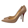 Christian Louboutin Apostrophy 100 pump in nude, size 39