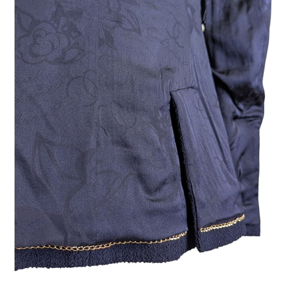 Chanel Cruise 2010 Jacket in Navy, size FR 38