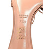 Gucci S/S 2004 Satin Corset Bamboo Mule in Pink, size 7.5