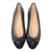  Chanel Ballet Flats in Black, size 39.5