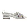 Chanel 2019 Clear PVC Slide Sandal in White, size 39.5