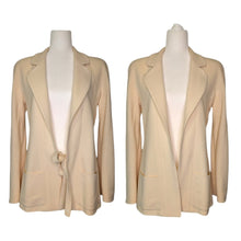  Chanel 1999 wool blazer jacket in cream, size FR38