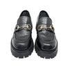 Gucci Horsebit Chunky Loafer in Black, size 38