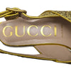 Gucci Peggy platform sandals in gold, size 38.5