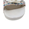 Chanel Camellia Tweed Slides in White, size 38