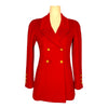 Vintage 1996 Chanel Cashmere Jacket in Red, size FR36