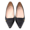 Vintage Chanel kitten heel pump in brown, size 38.5