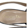 Christian Dior Dior & Moi cannage slingbacks in black, size 39