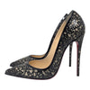 Christian Louboutin So Pretty 120 lasercut patent leather pump, size 37