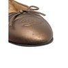 Chanel Ballet Flat in Bronze, size 38