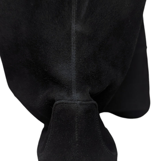 Christian Louboutin Kiss Me Gina 85 over the knee boot in black, size 37