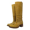 Rare Vintage 90's Frye Campus boot in banana yellow, size 9