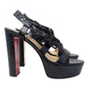 Christian Louboutin Selima 130 platform heels in black, size 40