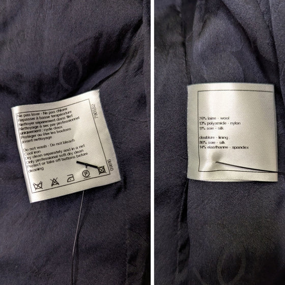 Chanel Cruise 2010 Jacket in Navy, size FR 38