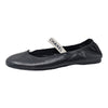 Chanel ballet flat Mary Janes in black, size 36.5