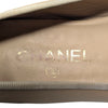 Chanel ballet flats in two tone beige black, size 37.5