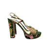 Prada x Holliday & Brown 2003 Tulip Platform Heel in Green, size 40