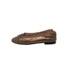Chanel Ballet Flat in Bronze, size 38