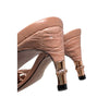 Gucci S/S 2004 Satin Corset Bamboo Mule in Pink, size 7.5