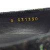 Chanel ballet flats in CC pattern black tweed, size 39.5