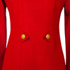 Vintage 1996 Chanel Cashmere Jacket in Red, size FR36