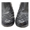 Chanel Quilted Ankle Boots in Black, Size 39