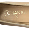 Chanel ballet flats ballerinas two tone beige black CC logo cap toe 39