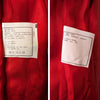 Vintage 1996 Chanel Cashmere Jacket in Red, size FR36