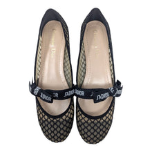  Christian Dior Miss J'Adior ribbon mesh ballet flat in black, size 38.5