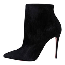  Christian Louboutin So Kate Booty 100 in black suede, size 37.5