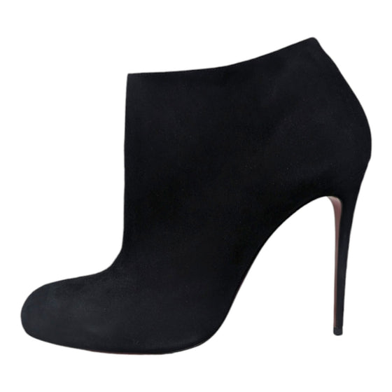 Christian Louboutin Bellissima 100 ankle boot in black suede, size 40