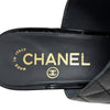 Chanel Quilted Mule Heels in Black, size 39