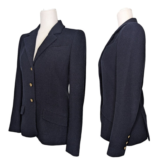 Chanel Cruise 2010 Jacket in Navy, size FR 38