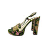 Prada x Holliday & Brown 2003 Tulip Platform Heel in Green, size 40