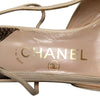 Chanel Vintage Slingback Kitten Heel in Beige, size 36.5