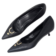  Vintage Gucci Abbey kitten heels in black, size 7