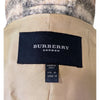 Burberry Nova Check Plaid Coat in Beige, Size 14