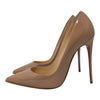 Christian Louboutin So Kate 120 patent pumps in nude, size 38