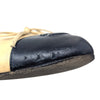 Chanel ballet flats in two tone beige black, size 37.5