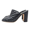 Chanel Quilted Mule Heels in Black, size 39
