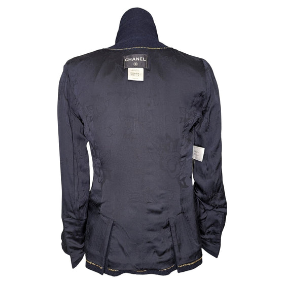 Chanel Cruise 2010 Jacket in Navy, size FR 38