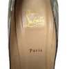 Christian Louboutin Pigalle 100 heel in gold, size 40.5